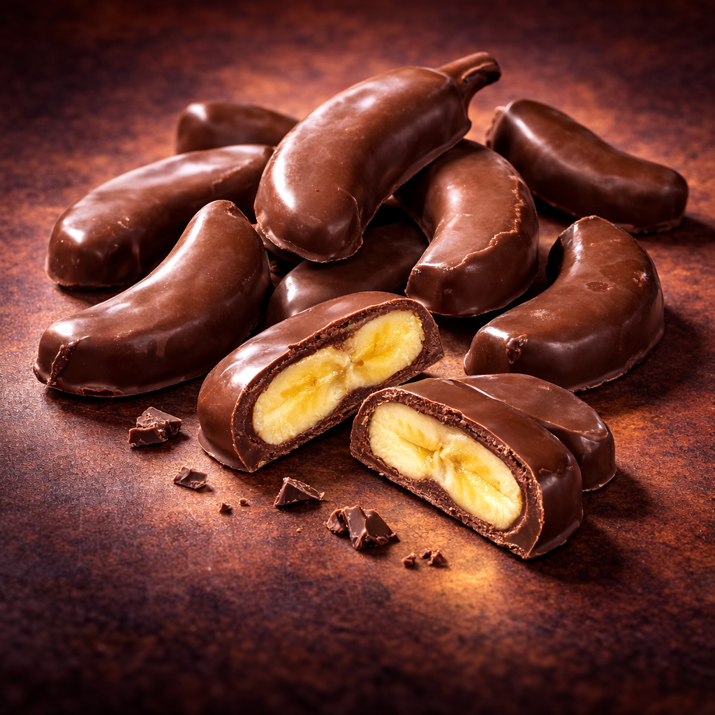Chocolate Coated Bananas