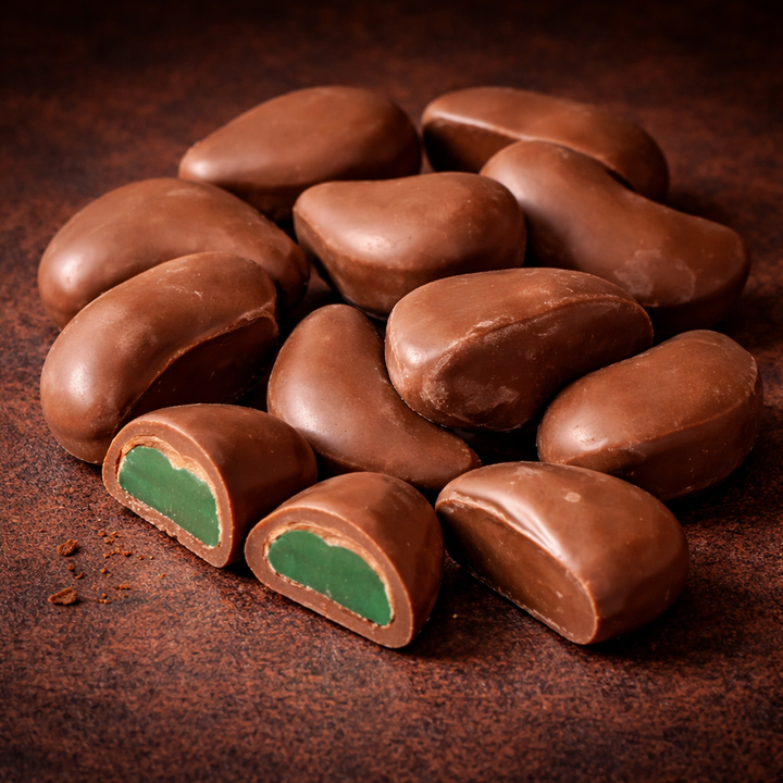 Chocolate Coated Mint Leaves
